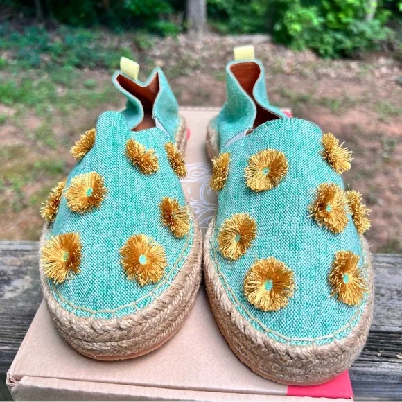 Silvia Cobos SC SOIL MOCASINES Leather Flat Espadrilles Women’s Sz 9 NEW - Picture 5 of 12